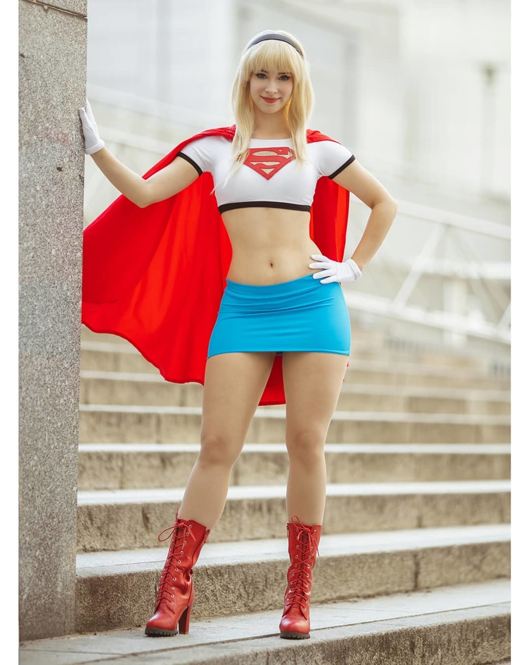 Supergirl  ( Enji Night ) - Enji Night, Косплей, Косплееры, Костюм, Супергерл, Длиннопост