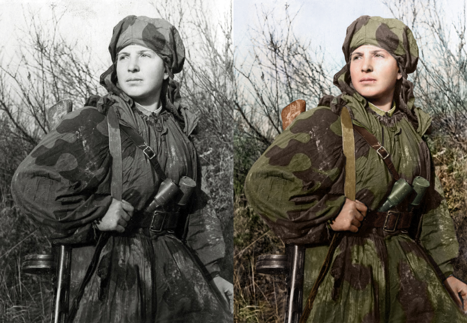 My coloration - My, Colorization, The Great Patriotic War, Intelligence service, , Longpost