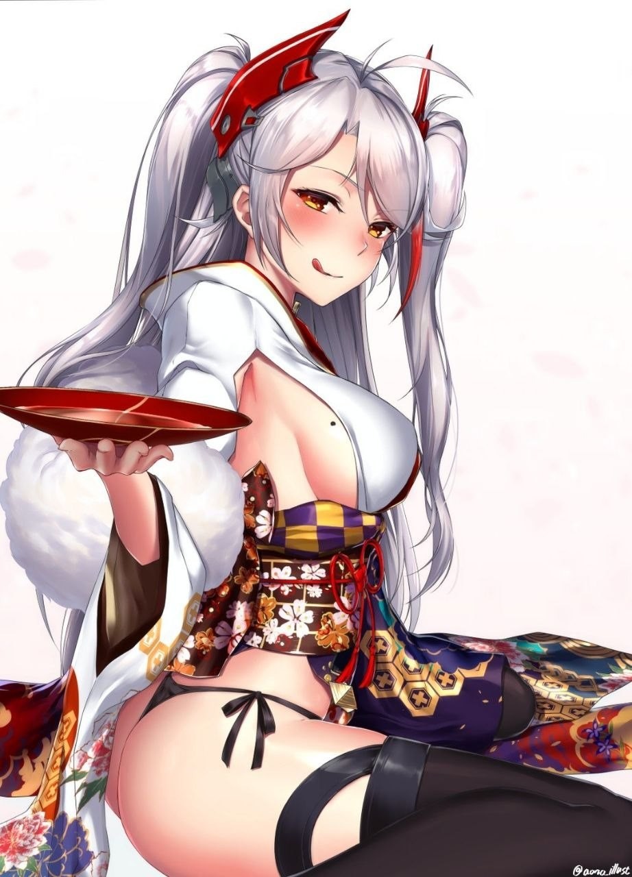 Prinz Eugen - NSFW, Azur Lane, Prinz Eugen, Этти, Sideboob, Anime Art, Аниме, Арт