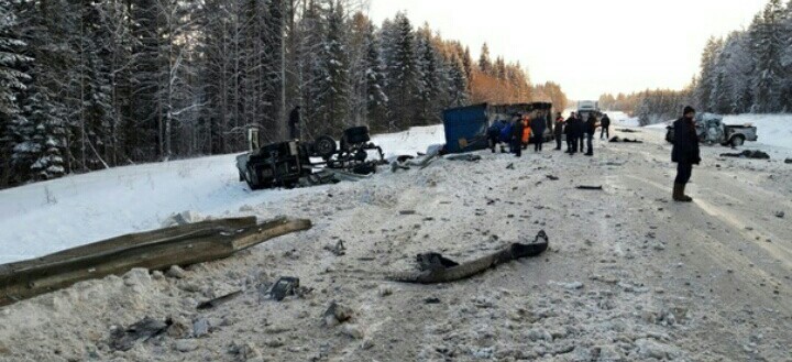 Terrible accident near Velsk - Road accident, Velsk, Arkhangelsk region, Negative