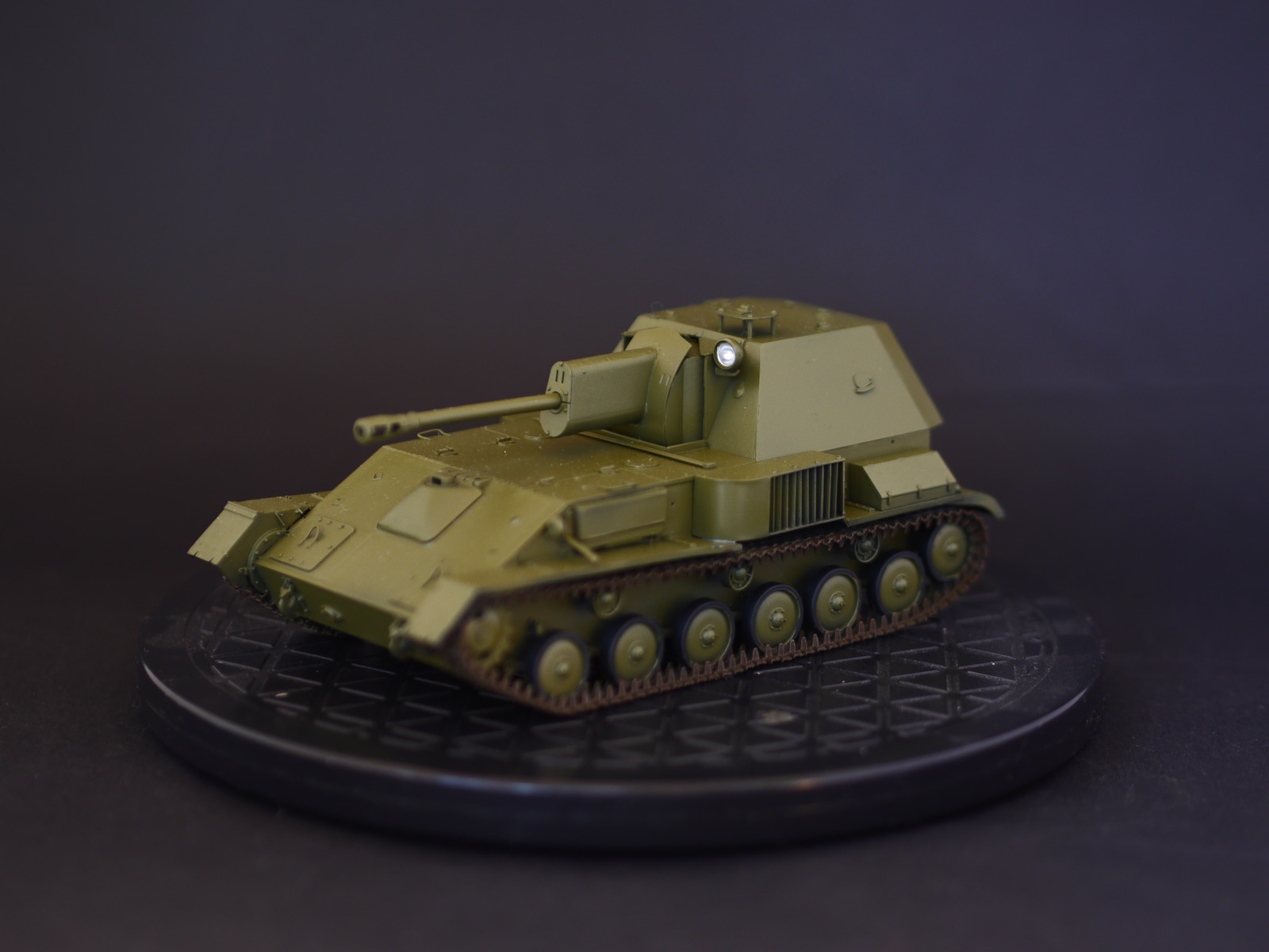 SU-76. - My, , Stand modeling, Su-76, Longpost