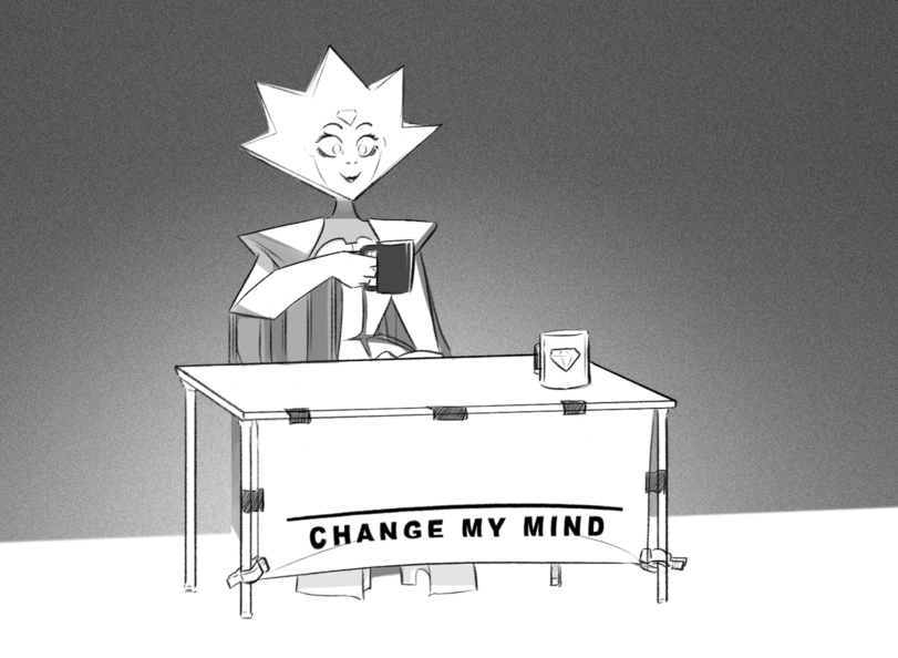 When prepared to argue on the Internet, but the opponent understands the topic better than you - Steven universe, White Diamond, Art