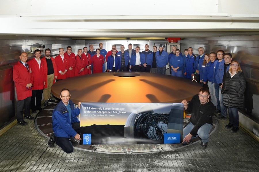 The secondary mirror of the Extremely Large Telescope sent for final polishing - Space, Mirror, Observatory, Polishing, Polishing, Longpost, ELT