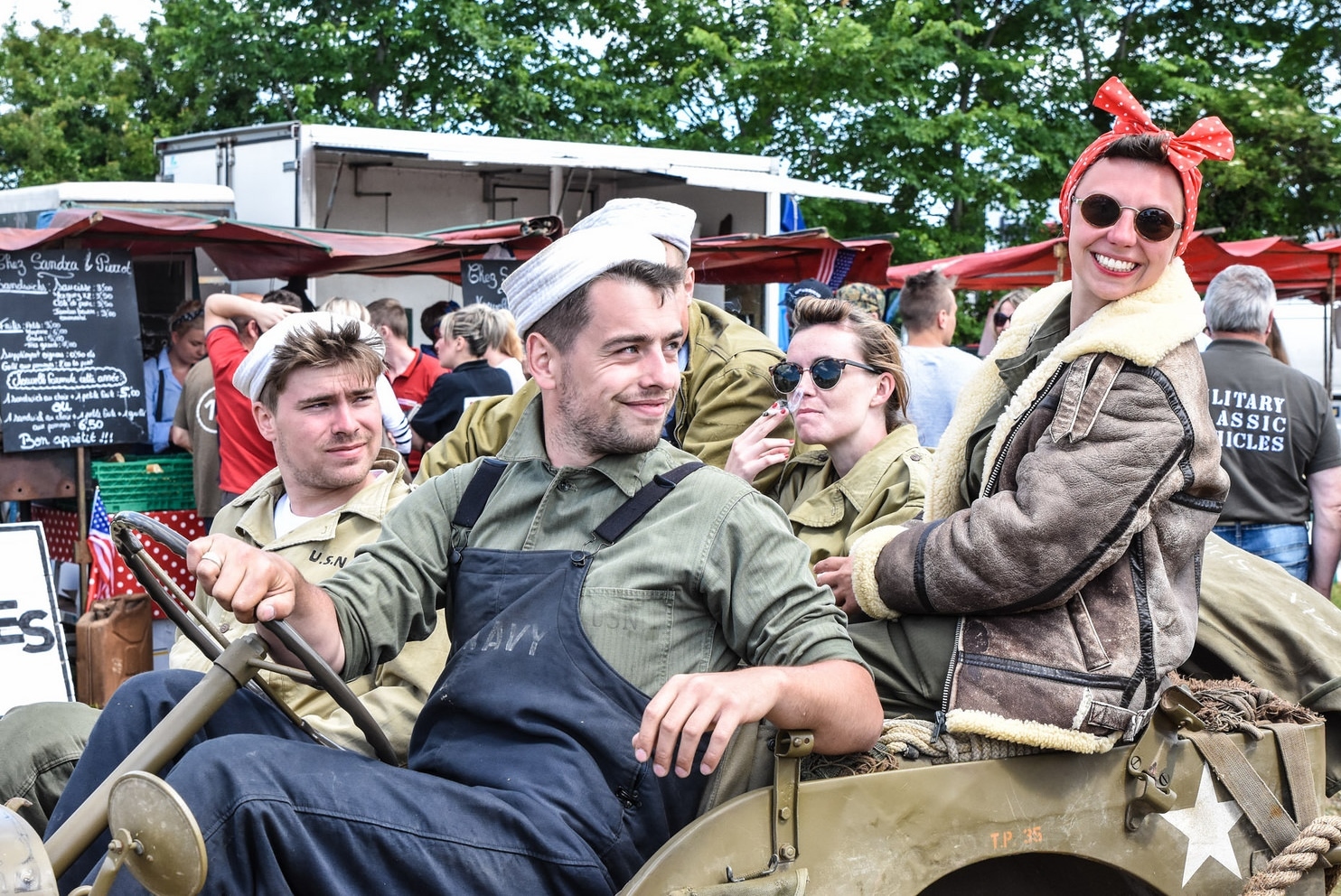 Day D. Festival in Normandy (D-Day. Festival Normandy) Part 2 - My, Dday, Normandy, Day of the landing, Historical reconstruction, Historical costume, Military equipment, Video, Longpost