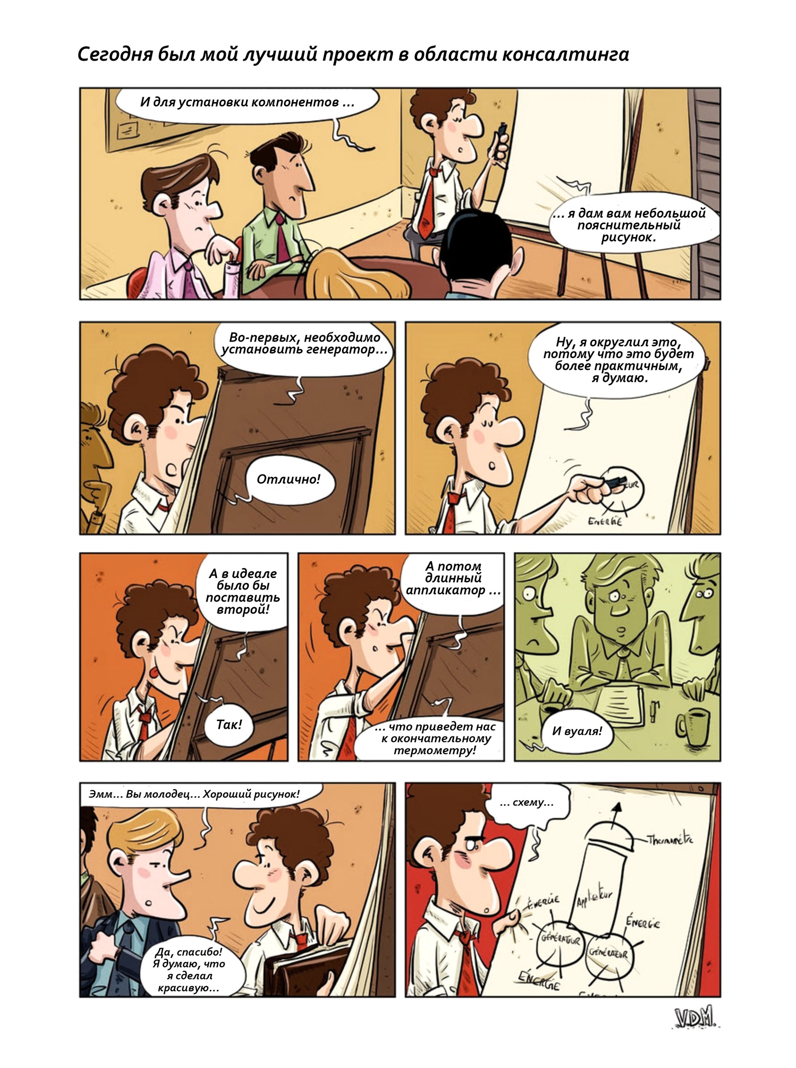 How to present your projects - Comics, Translation, Vdm, Scheme, 