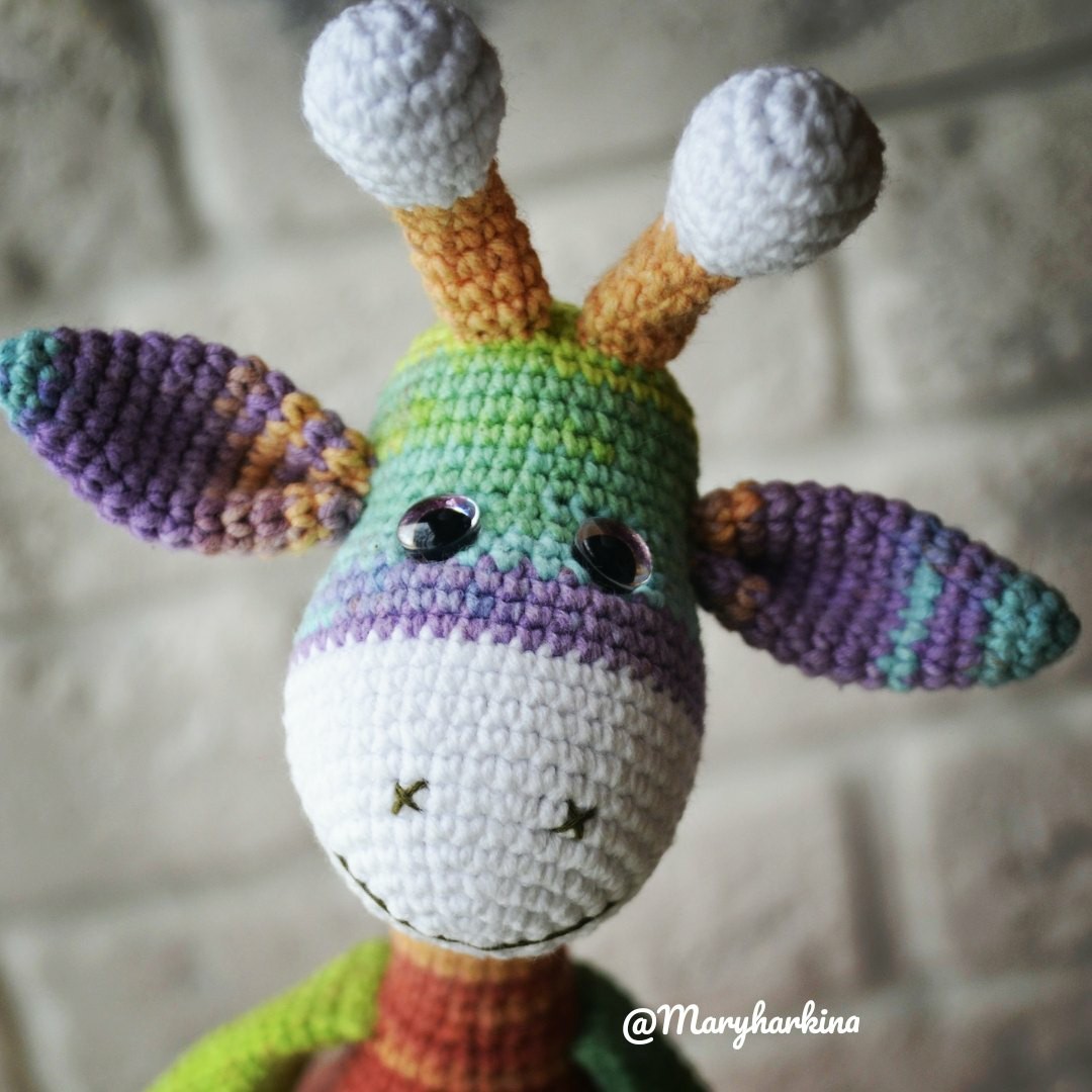 What is the name of the giraffe? - My, Knitting, Giraffe, Longpost