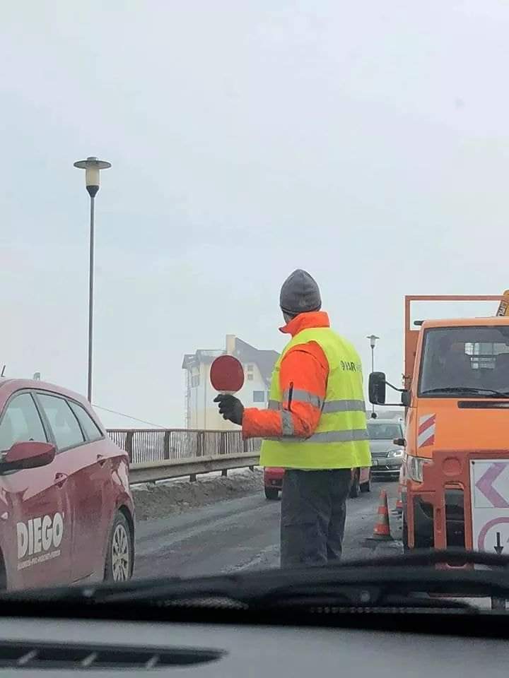 And so it will do - Road works, Signs, Tennis racquet