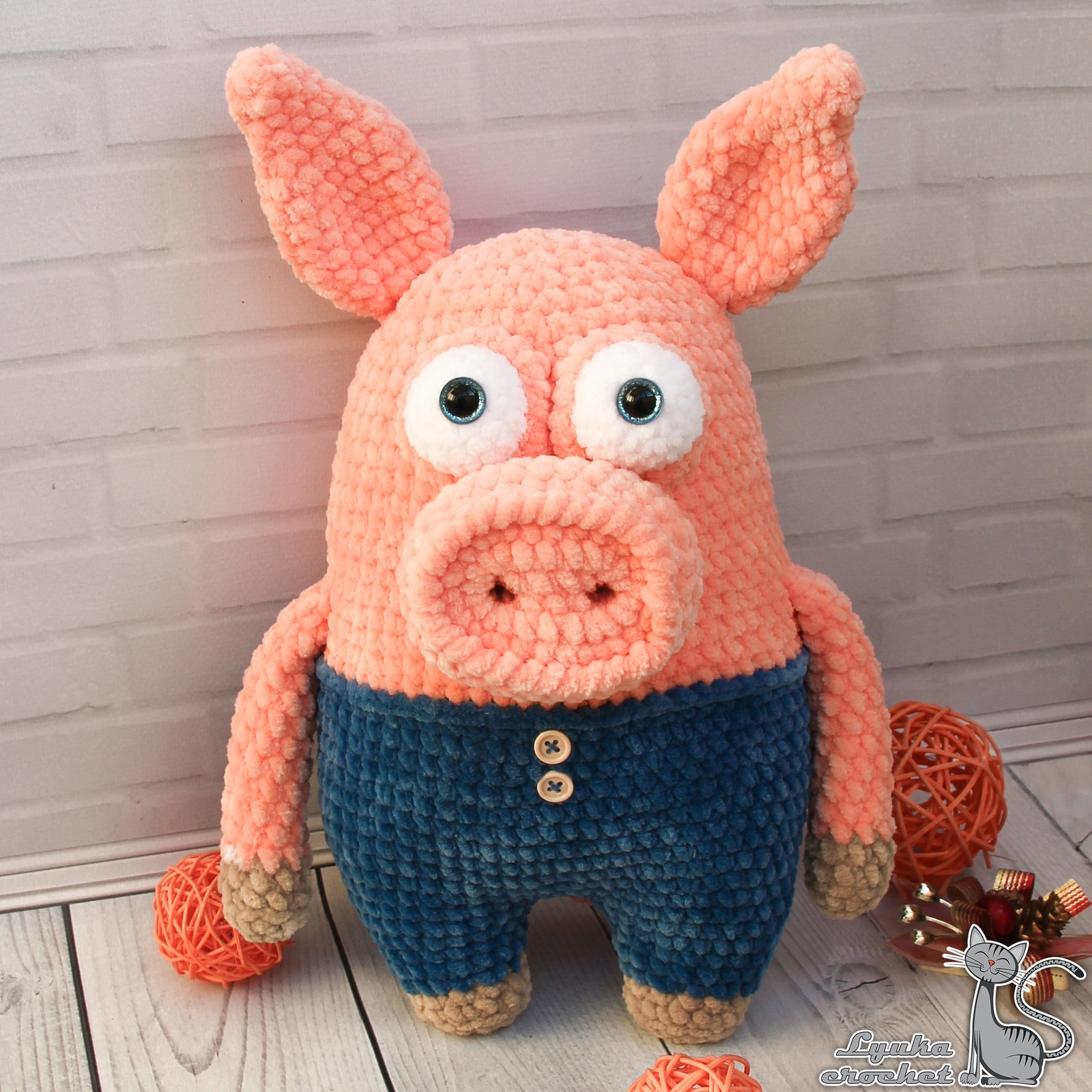 New work, dear =) - My, Crochet, Knitted toys, Longpost