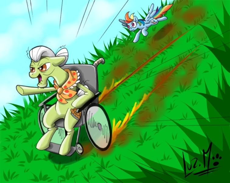 Granny - My little pony, Rainbow dash, Granny Smith