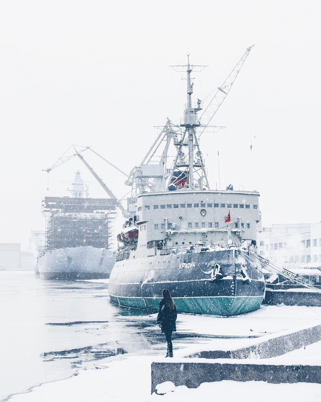 Питер. Ледокол «Красин» - Красин, Ледокол, Фотография