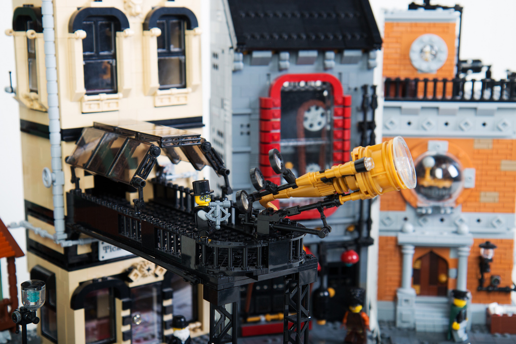 Lunar City LEGO. - My, Lego, Steampunk, Town, Video, Longpost