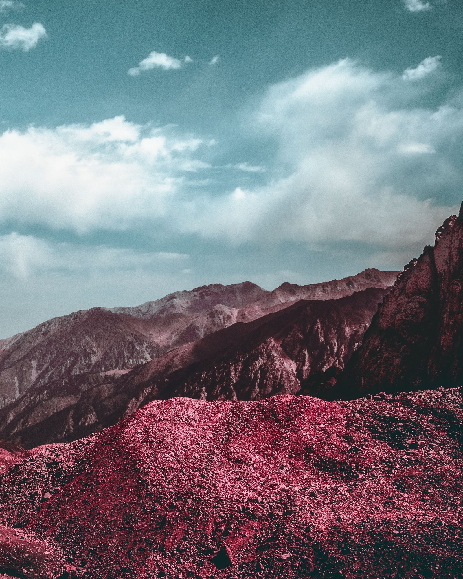 Martian Chimbulak. Almaty - My, Travels, The mountains, Nature, beauty of nature, Photoshop master, Longpost