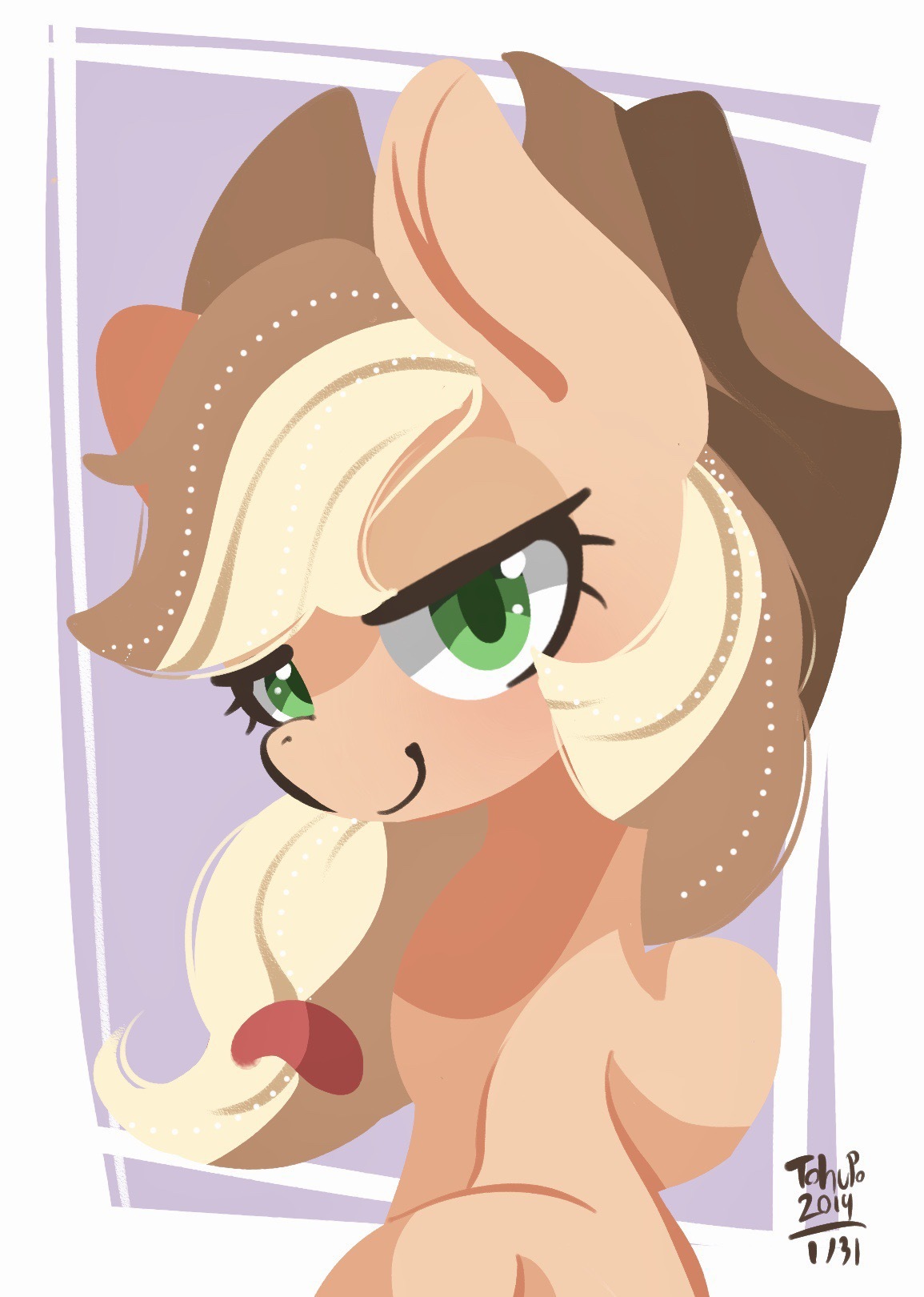 Applejack - My little pony, PonyArt, Applejack, Tohupo