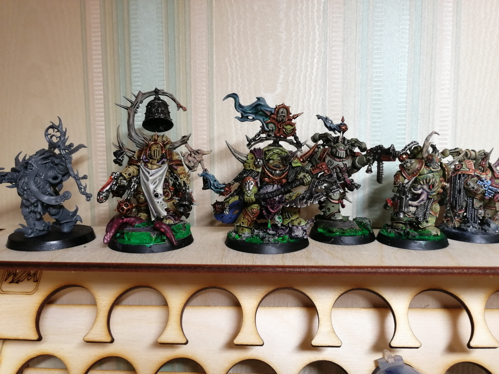 A few plugs in the feed - My, Wh miniatures, Painting miniatures, Miniature, Plague marine, Longpost