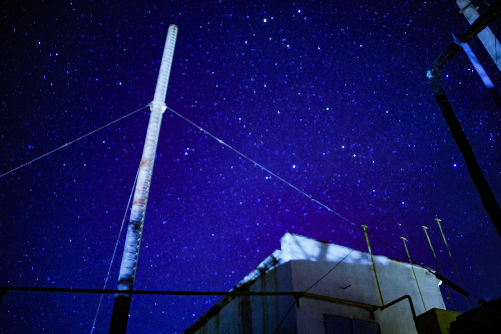 Through the boiler room to the stars - My, Starry sky, Boiler room