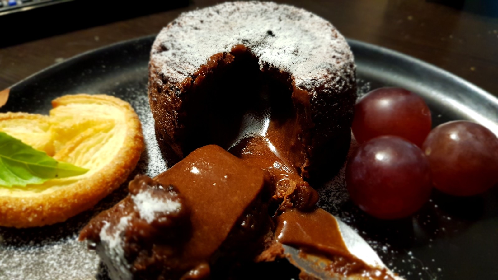 Chocolate lava cake - My, Cooking, Dessert, Bakery products, Food, Recipe