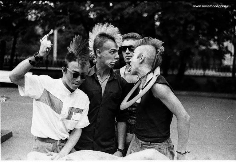 Soviet hooligans. Photo ready, punks and metalworkers of the USSR - The photo, Old photo, the USSR, Informals, Punks, Goths, Metalworkers, Longpost