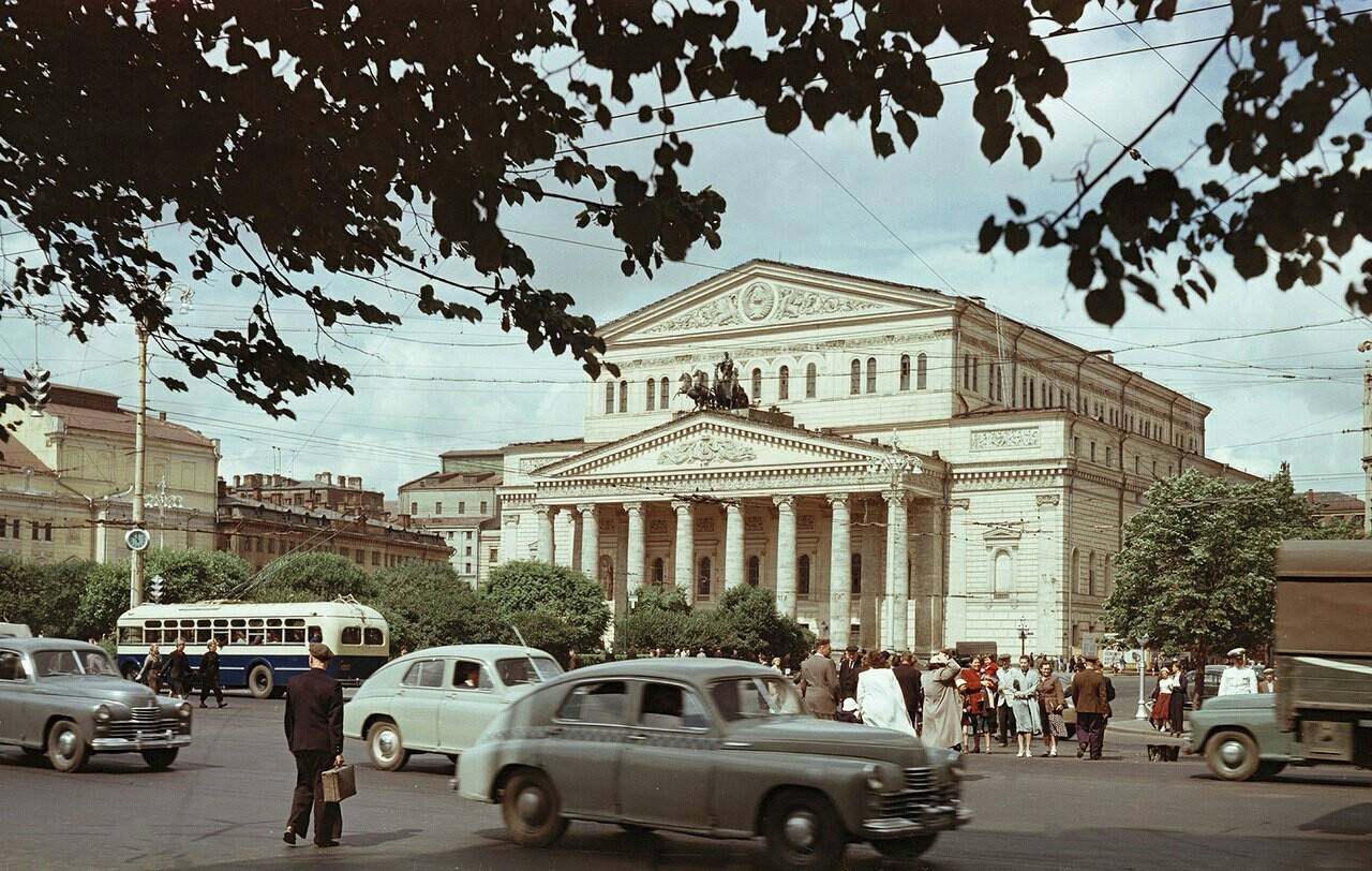 Moscow 50s - Moscow, the USSR, Historical photo, 50th, Longpost