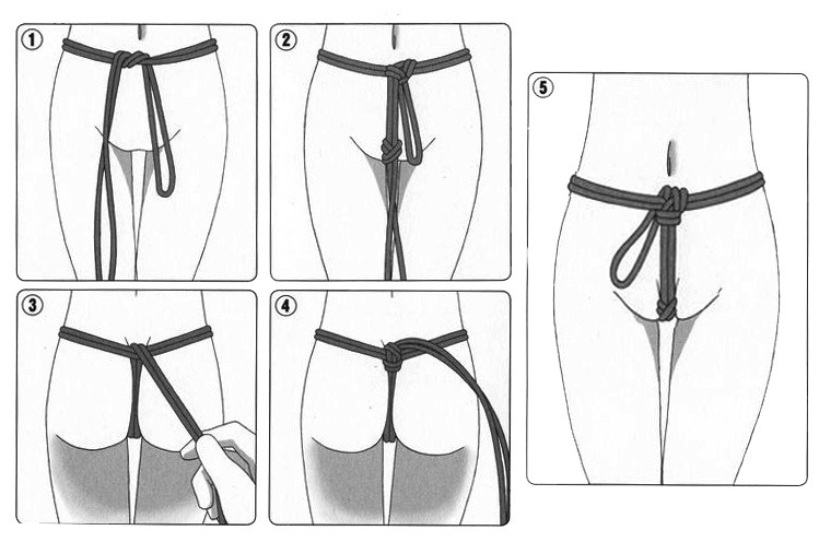 Shibari - bondage technique part.3 (Basic Elements) - NSFW, Shibari, Strapping, Longpost