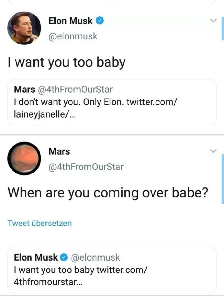 Elon Musk burns - Elon Musk, Twitter, Longpost, Correspondence, Screenshot, Mars