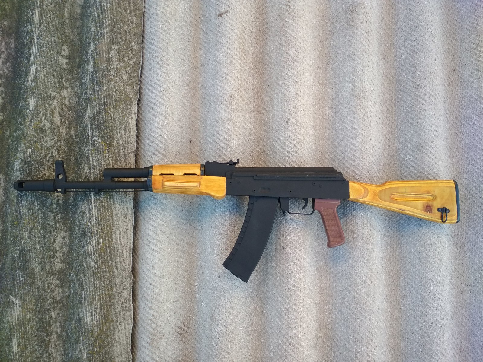 DIY AK-74 - My, Weapon, With your own hands, Needlework with process, Video, Longpost