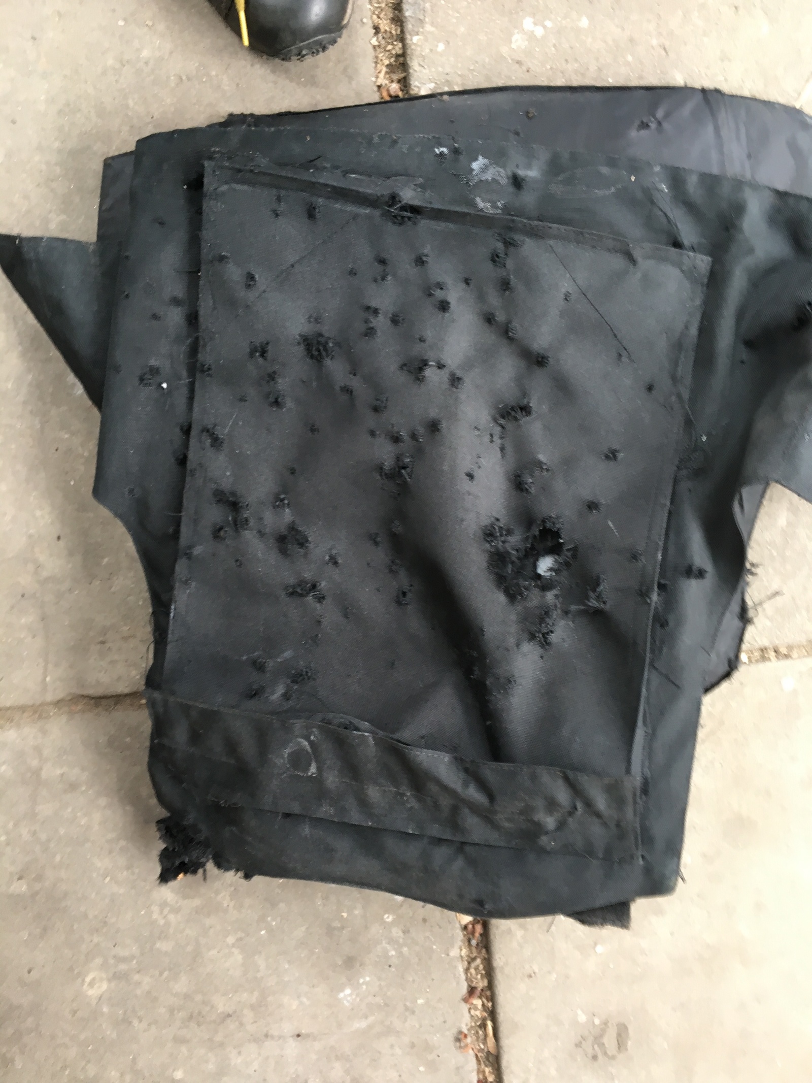 Found a bulletproof vest - Find, , Weapon, , Longpost, Found things, Danger