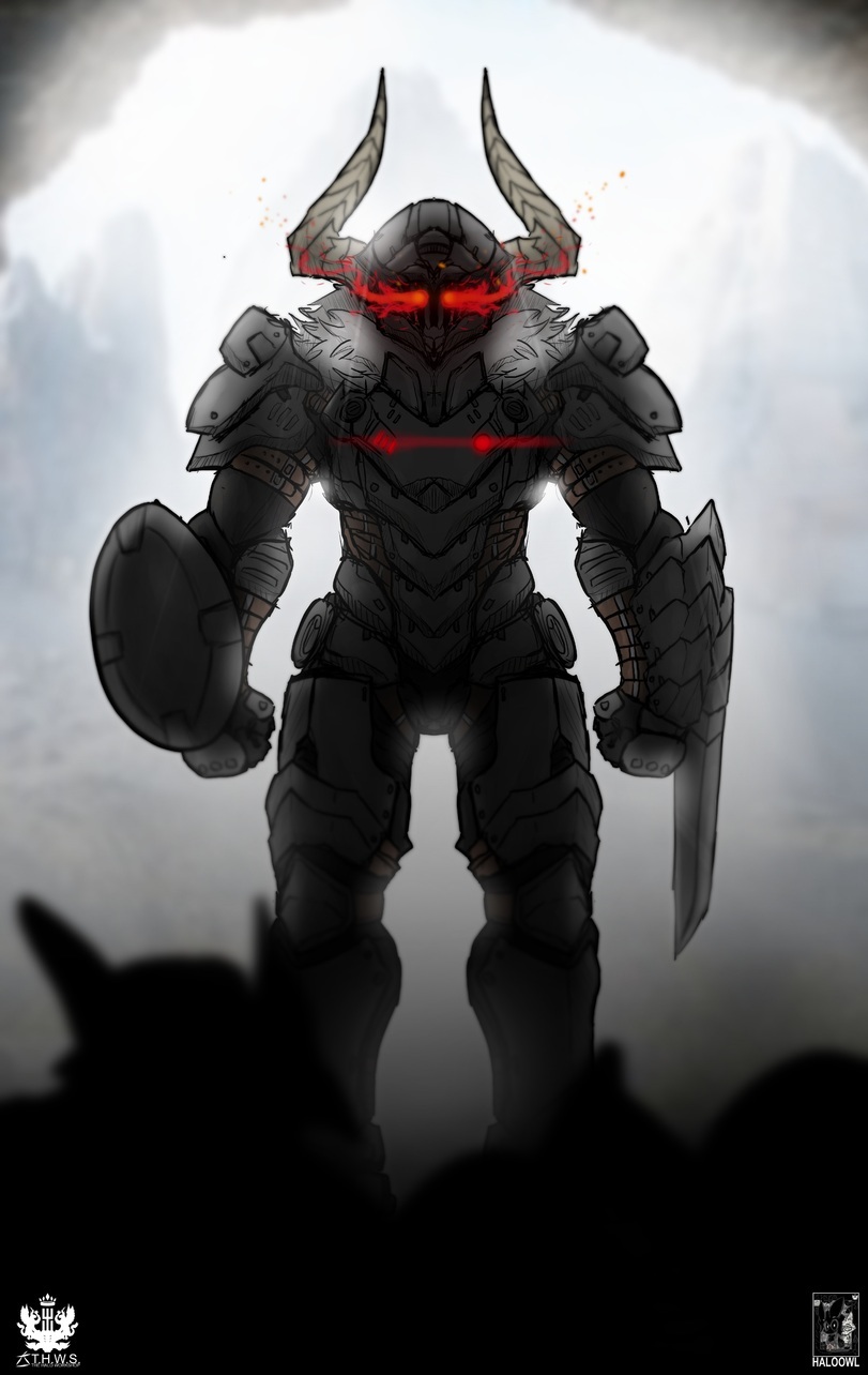 Demon Slayer - Doom, Goblin slayer, Crossover, Art, Games, Anime