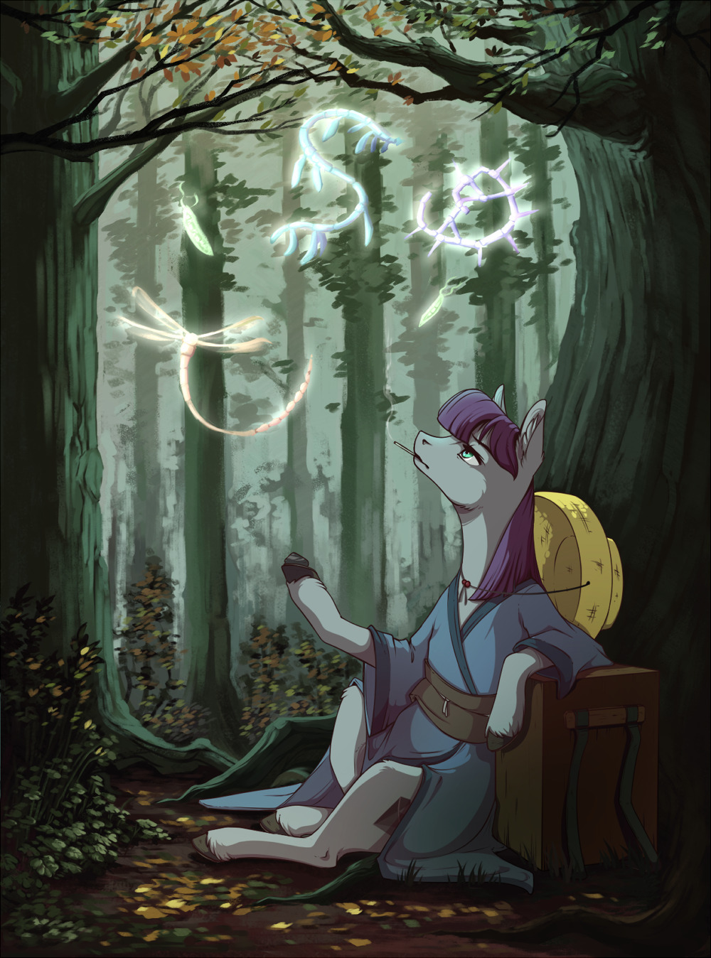 Муши - My Little Pony, Mushishi, Кроссовер, Гинкго, Maud Pie, 28gooddays