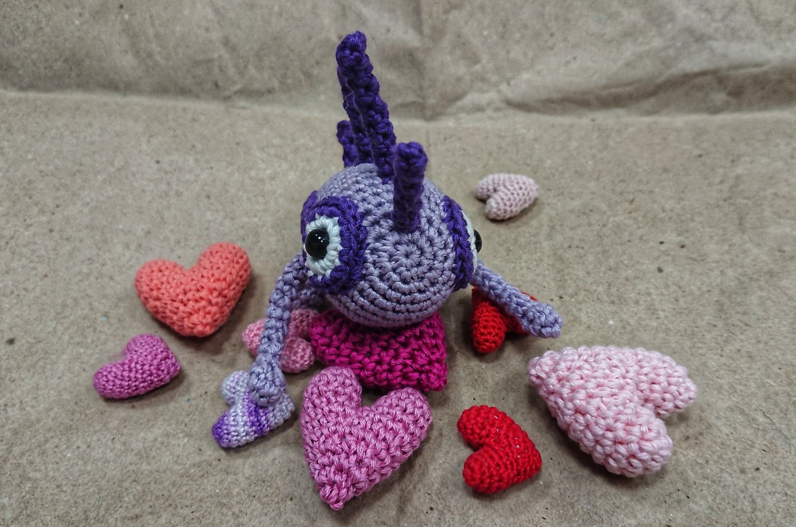 And murlocs are at the mercy of Love Fever :3 - My, Murlocs, Knitting, World of warcraft, The 14th of February, Valentine's Day, love fever, Longpost