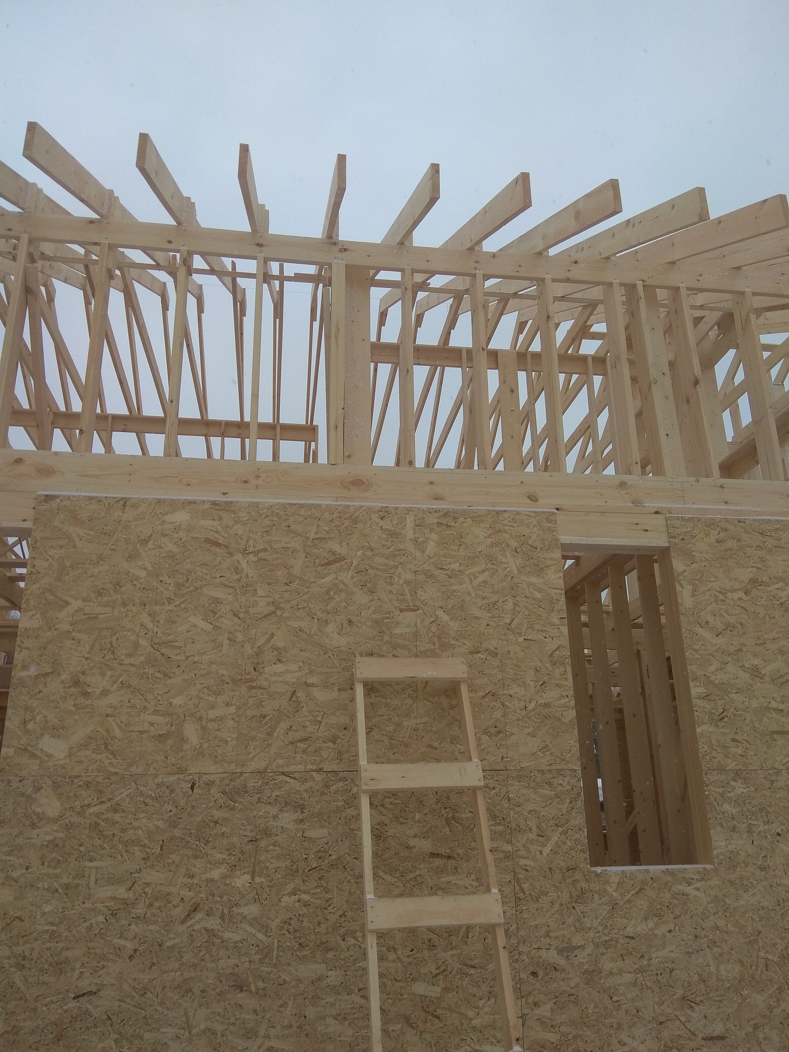 How do we build a house. - My, Land plot, Building, Frame house, Longpost