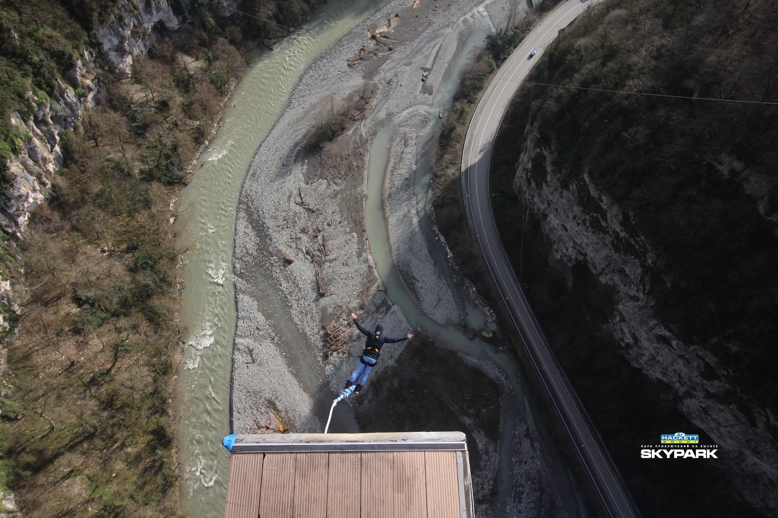 Прыжок с 207 метров, bungy. - Моё, Скайпарк, Bungy207, Skypark, Сочи, Банджи-Джампинг, Видео, Длиннопост