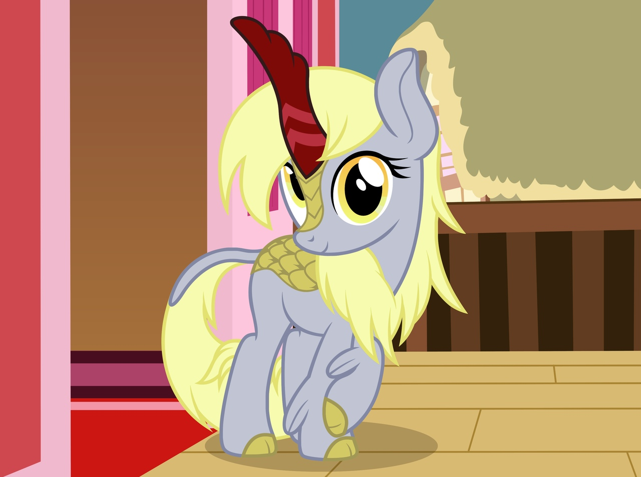 Dorpin - My little pony, Derpy hooves, MLP Kirin, Ocyrination, Badumsquish
