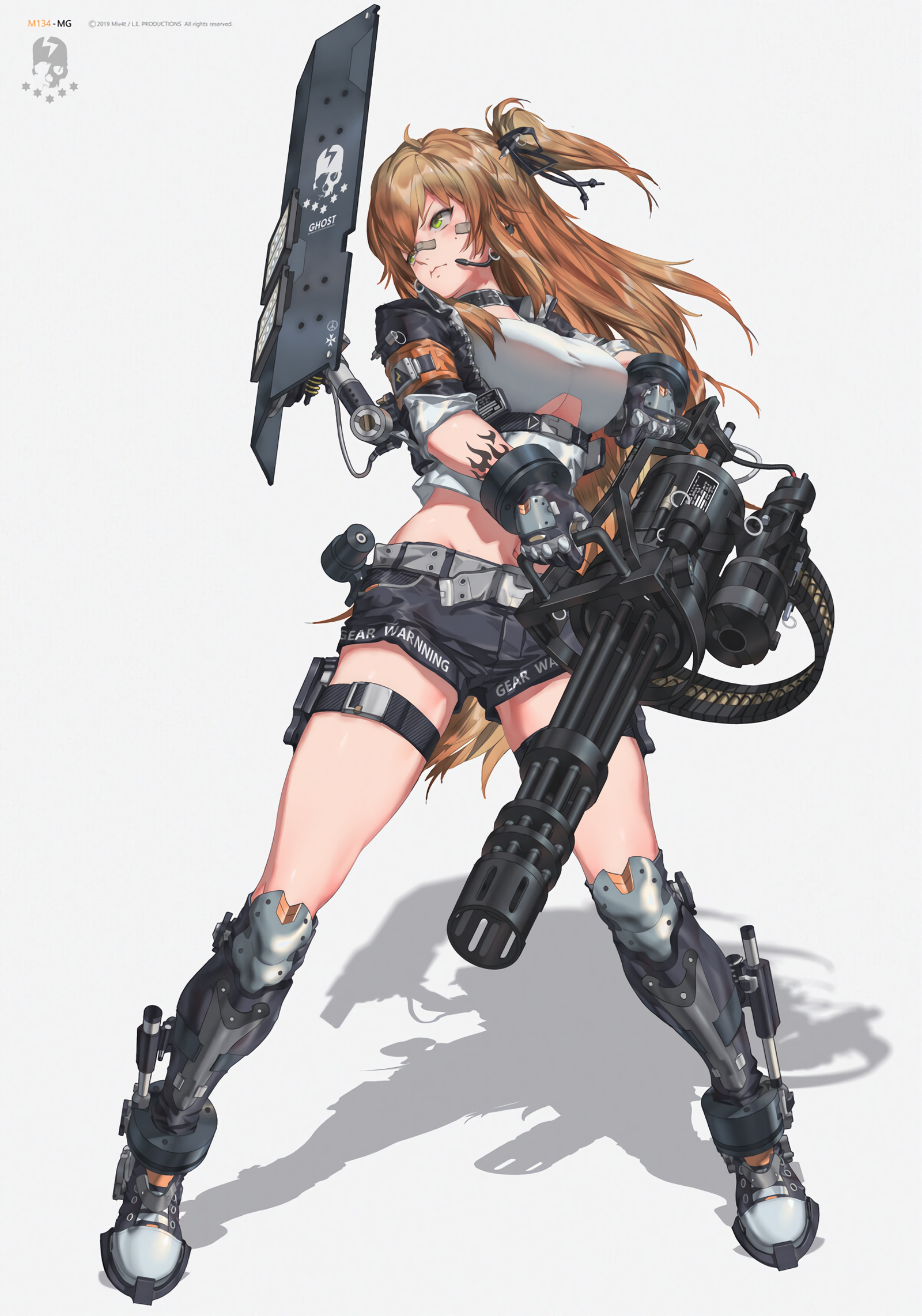 Minigun - Anime art, Anime, Art, Girls frontline