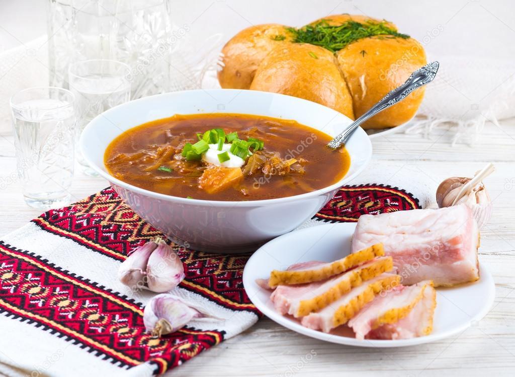 Today there will be no Western food porn, today is the Day of Ukrainian aggression against Russian salivary glands!!! - Dinner, Borsch, Ukrainian cuisine, Foodporn, A selection, Mens food, Longpost, Men's cooking