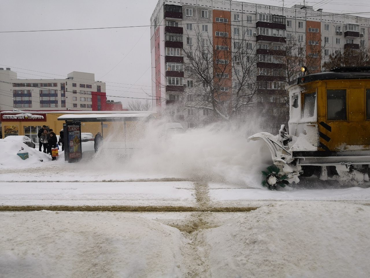 Snow removal - My, Nizhny Novgorod, Snow removal, 