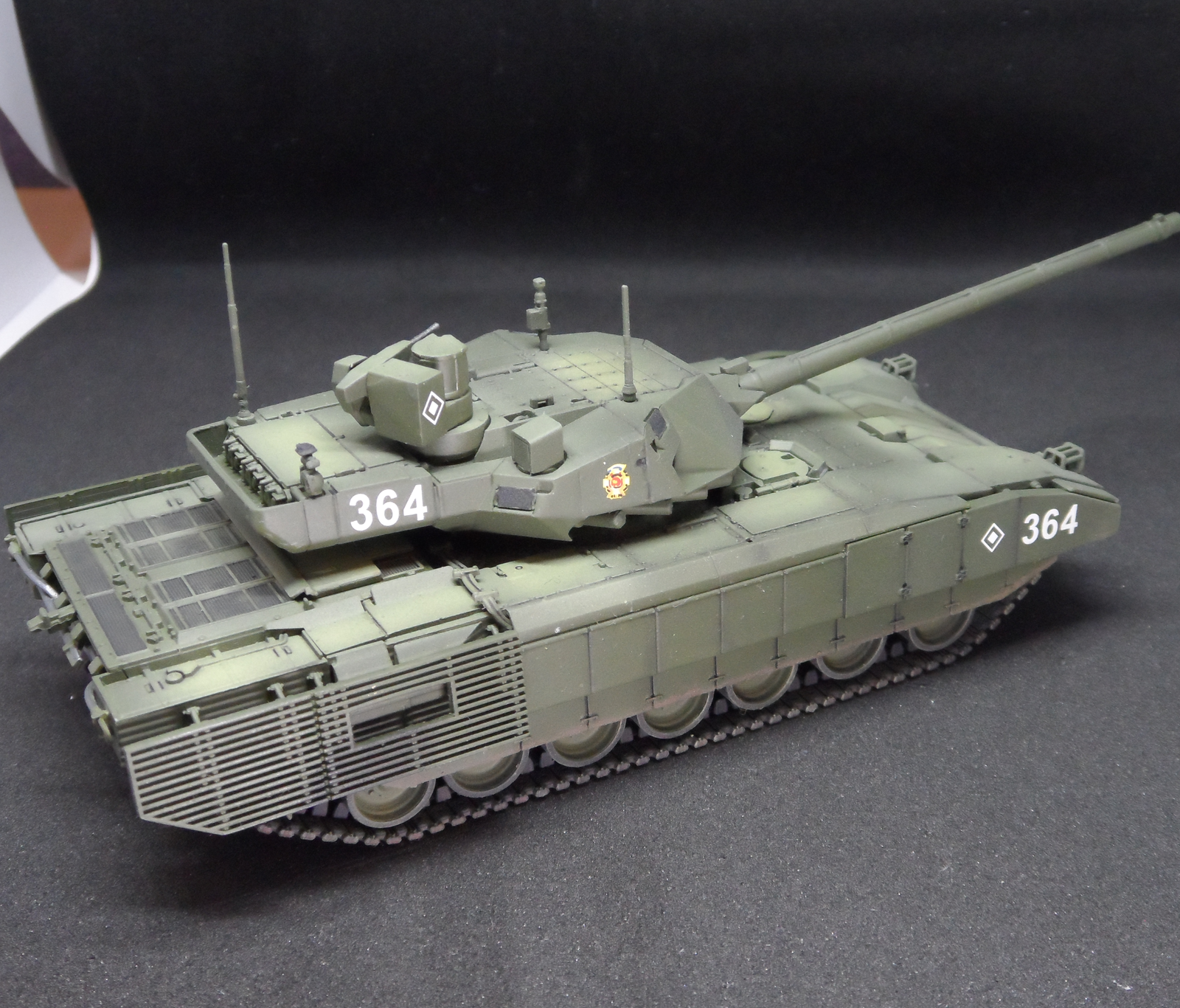 Armata - My, Stand modeling, Models, Tanks, Hobby, Modeling, Armata, t-14, Longpost, T 14