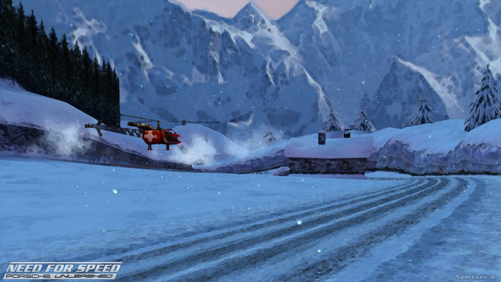 Need for Speed: Porsche Unleashed - Alps - My, Need for speed, Porsche, Nostalgia, Retro Games, Race, Screenshot, Alps, Video, Longpost