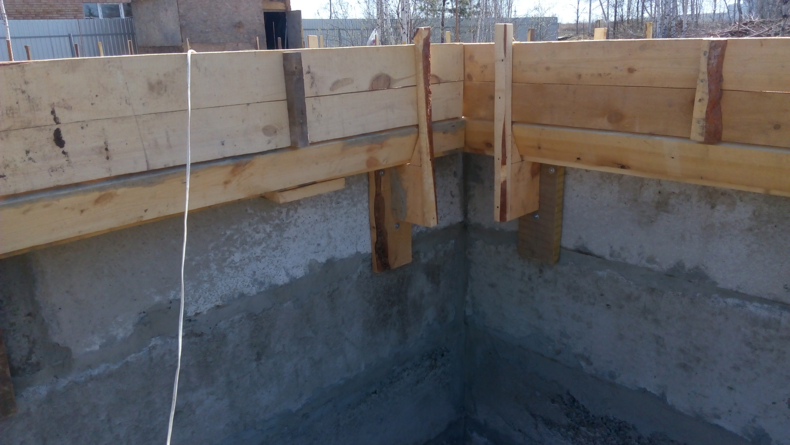 Well, finally, a strip foundation. - My, Strip foundation, Longpost, Foundation, Building