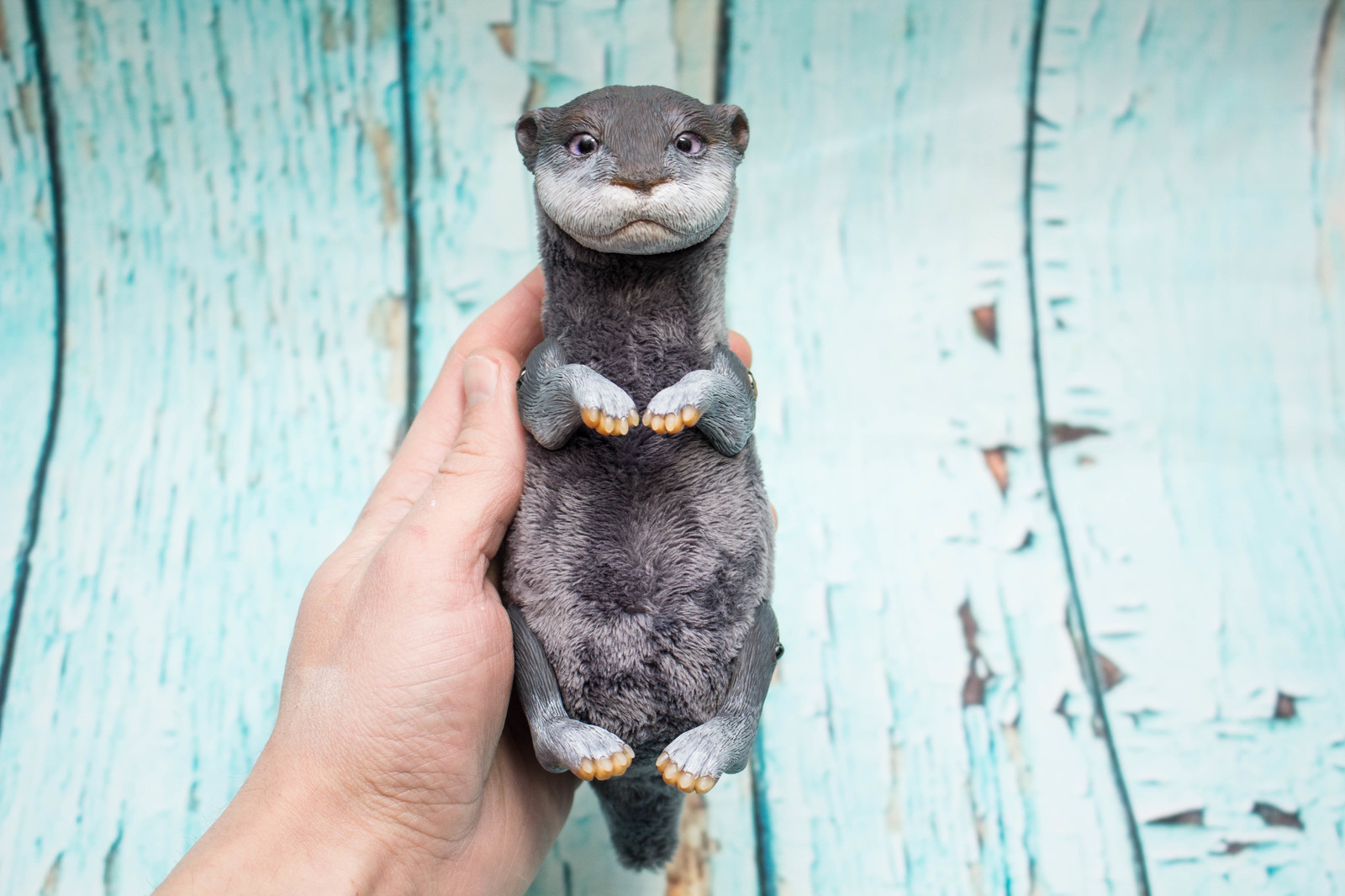 Doing an otter - My, Otter, Handmade, Polymer clay, Needlework with process, Author's toy, Longpost