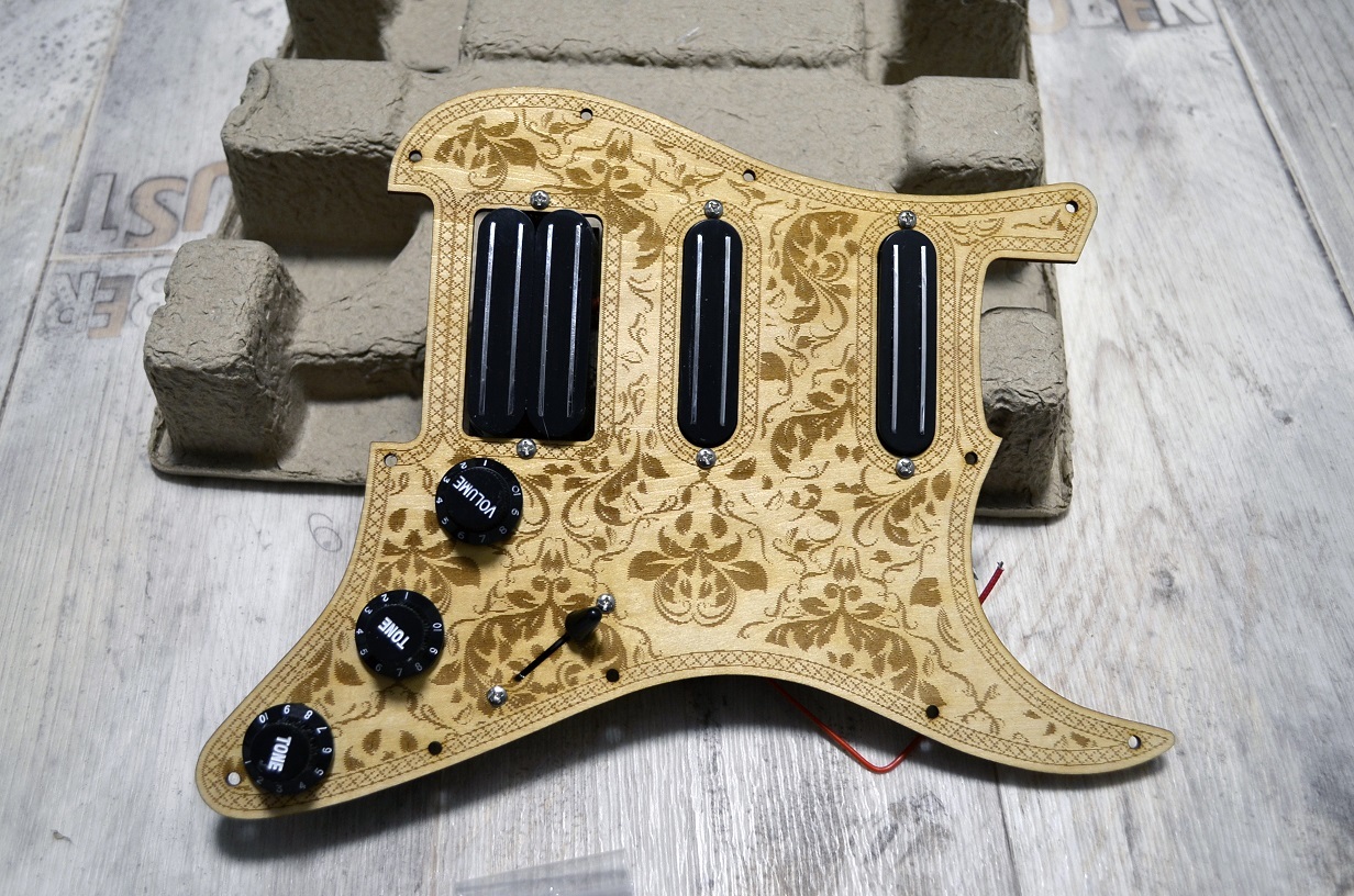 DIY гитара из Китая. Часть 2. Pickguard - Электрогитара, Pickguard, AliExpress, Гитара, Видео, Длиннопост