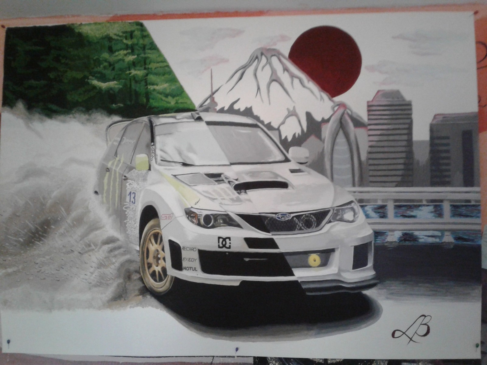 Subaru for rating/criticism. - Drawing, Subaru, Japan