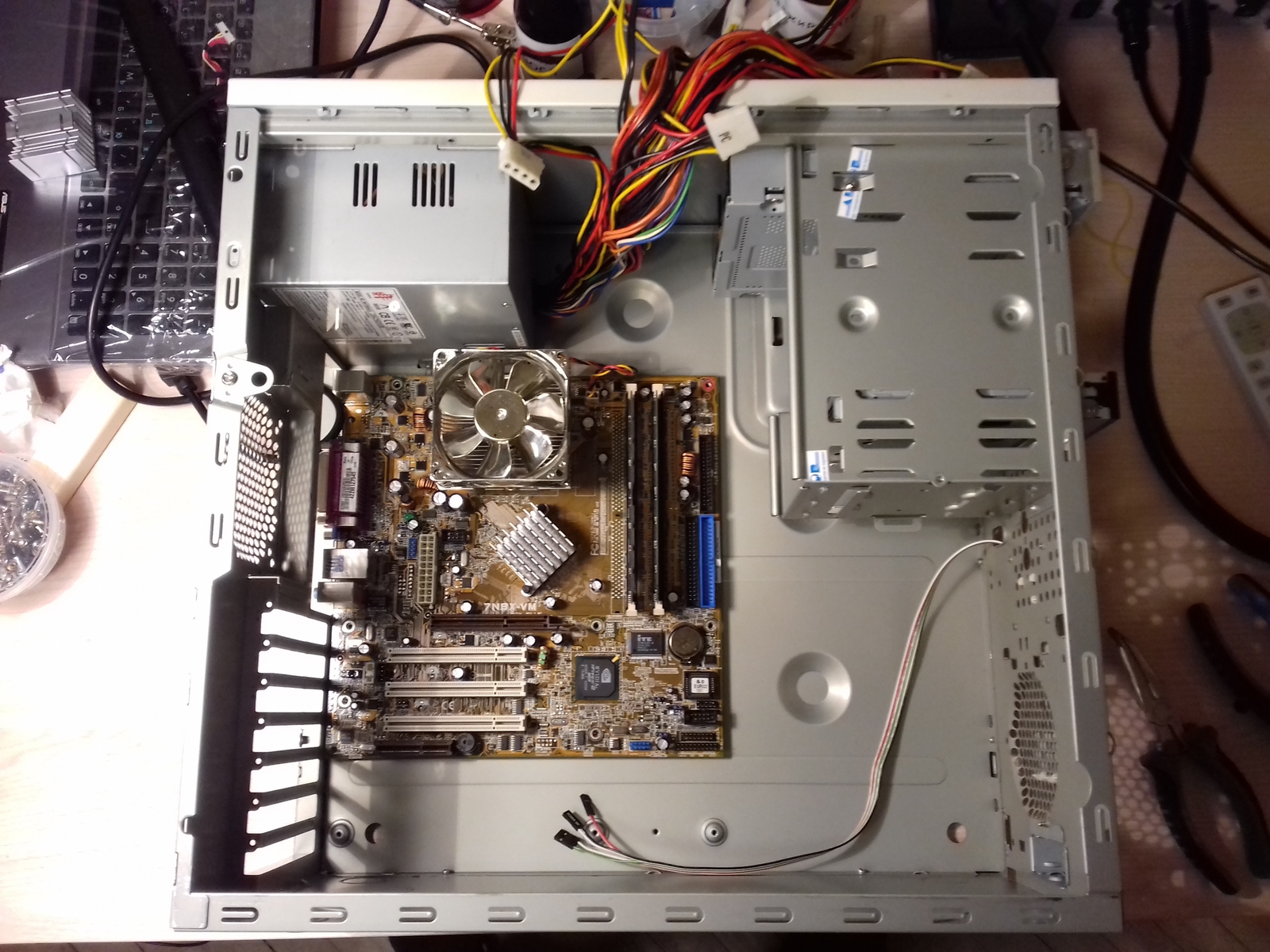 Slow restoration of an old computer on Socket A (462) - My, , Computer, Athlon, , Lamp character, Longpost