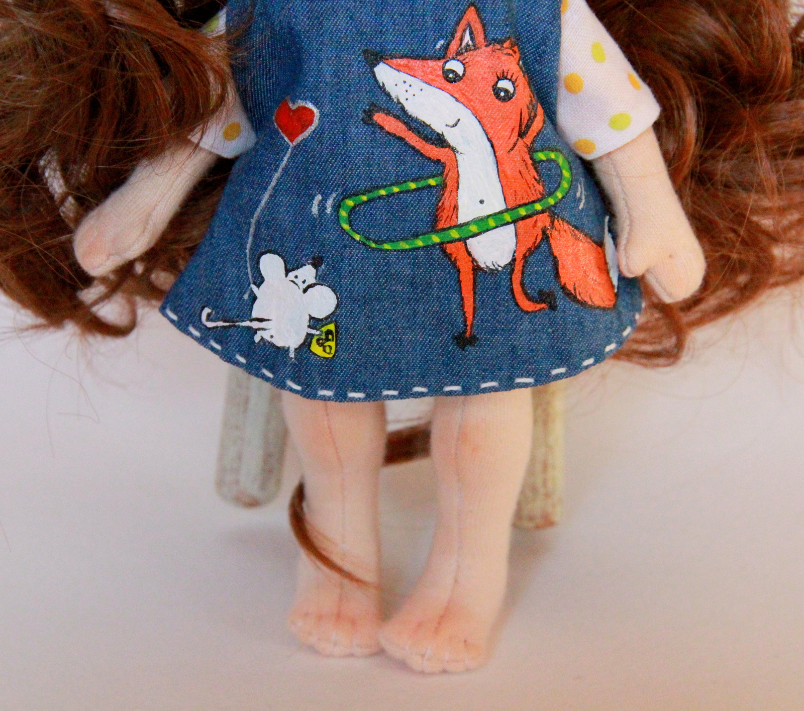 Non-strawberry) - My, Doll, Needlework without process, Needlemen, Textile doll, Longpost
