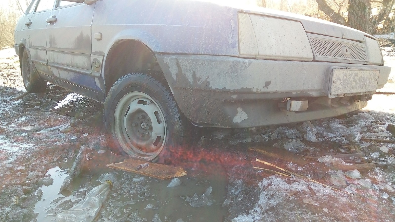 Mutual assistance on the roads... - My, Winter, Help, Indifference, Mutual assistance, Cattle