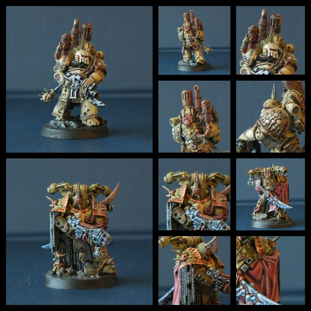 What I painted from the starter) - My, Wh miniatures, Miniature, Longpost, Warhammer 40k