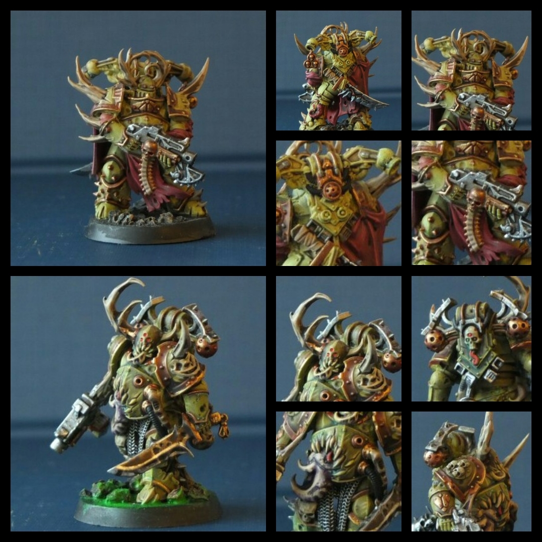 What I painted from the starter) - My, Wh miniatures, Miniature, Longpost, Warhammer 40k