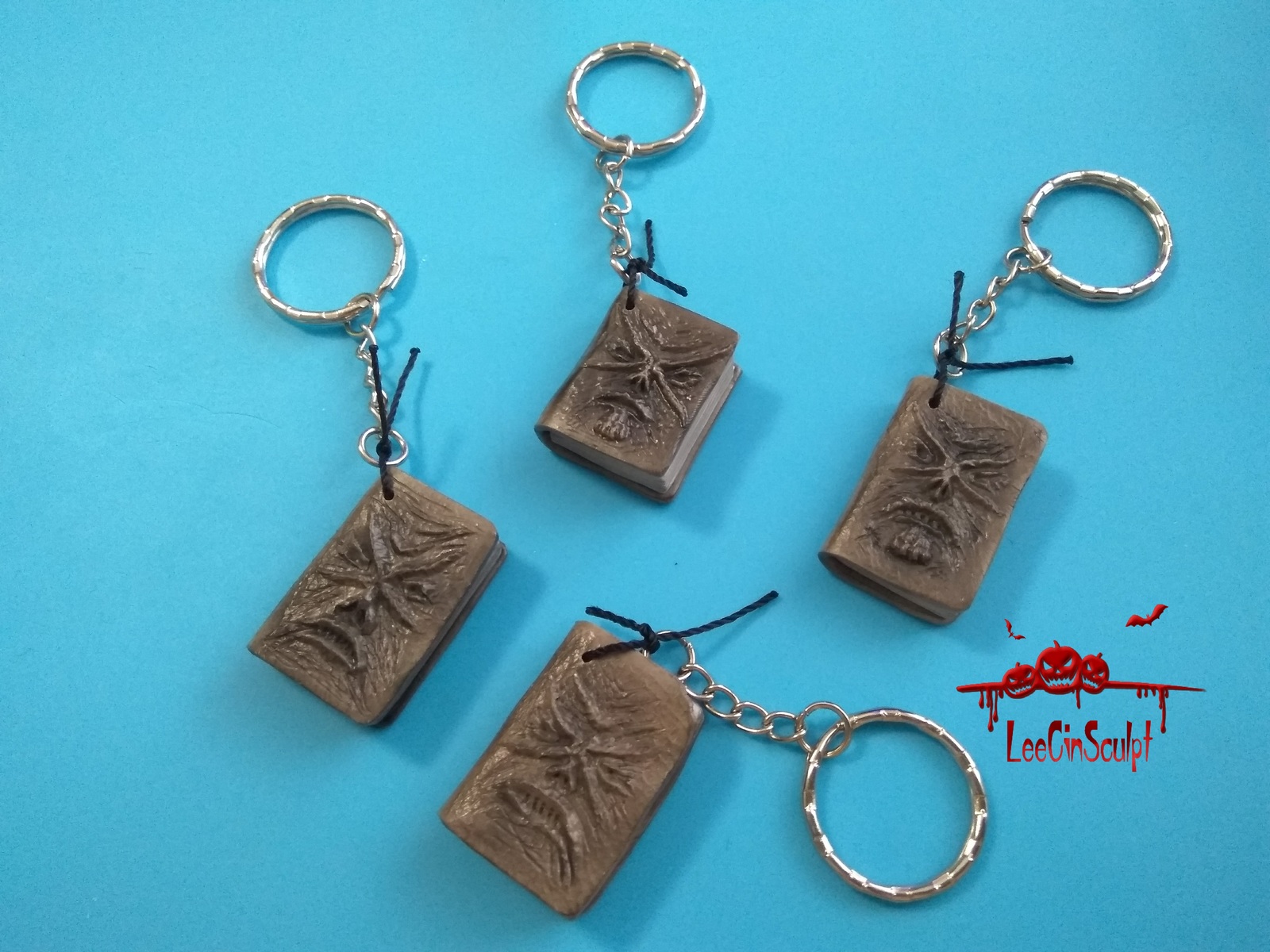 keyrings - My, Death note, Linkin park, Evil Dead, Polymer clay, , Longpost, Needlework without process