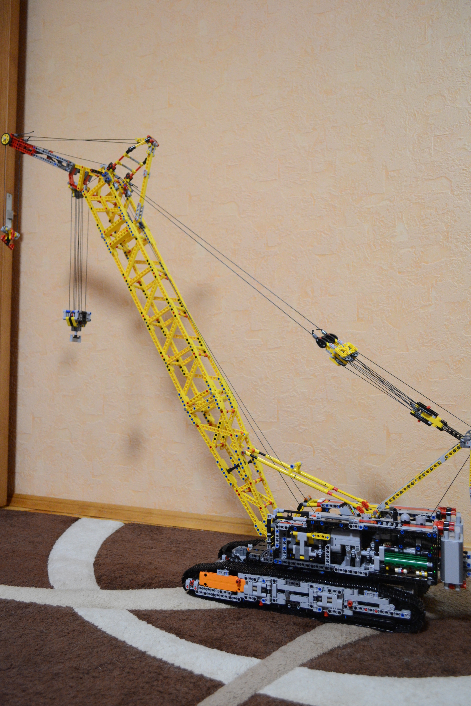 LEGO homemade based on DEC-401 - My, Lego technic, Caterpillar crane, Lego, Longpost