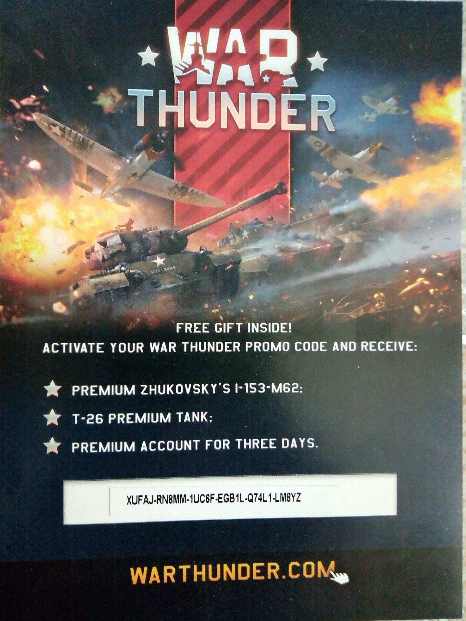 War Thunder Code - My, Computer games, Games, No rating, Longpost