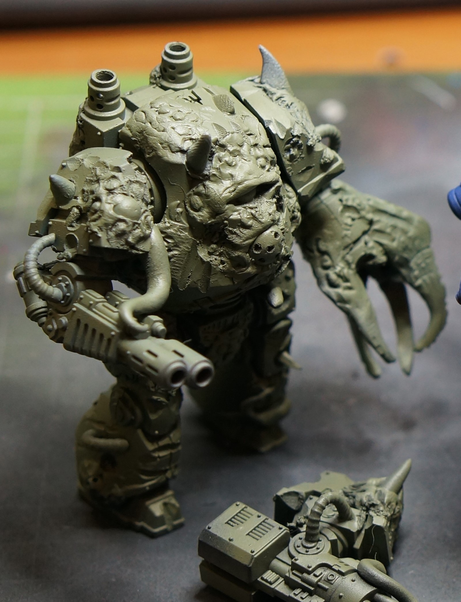 Chaos forged Contemptor - Моё, Wh miniatures, Warhammer 40k, Contemptor, Покраска миниатюр, Хобби, Длиннопост